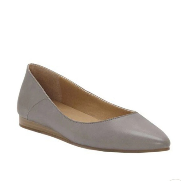 Lucky Brand Bylando Women's Titanium Ballet Flat 8.5M - Picture 1 of 11